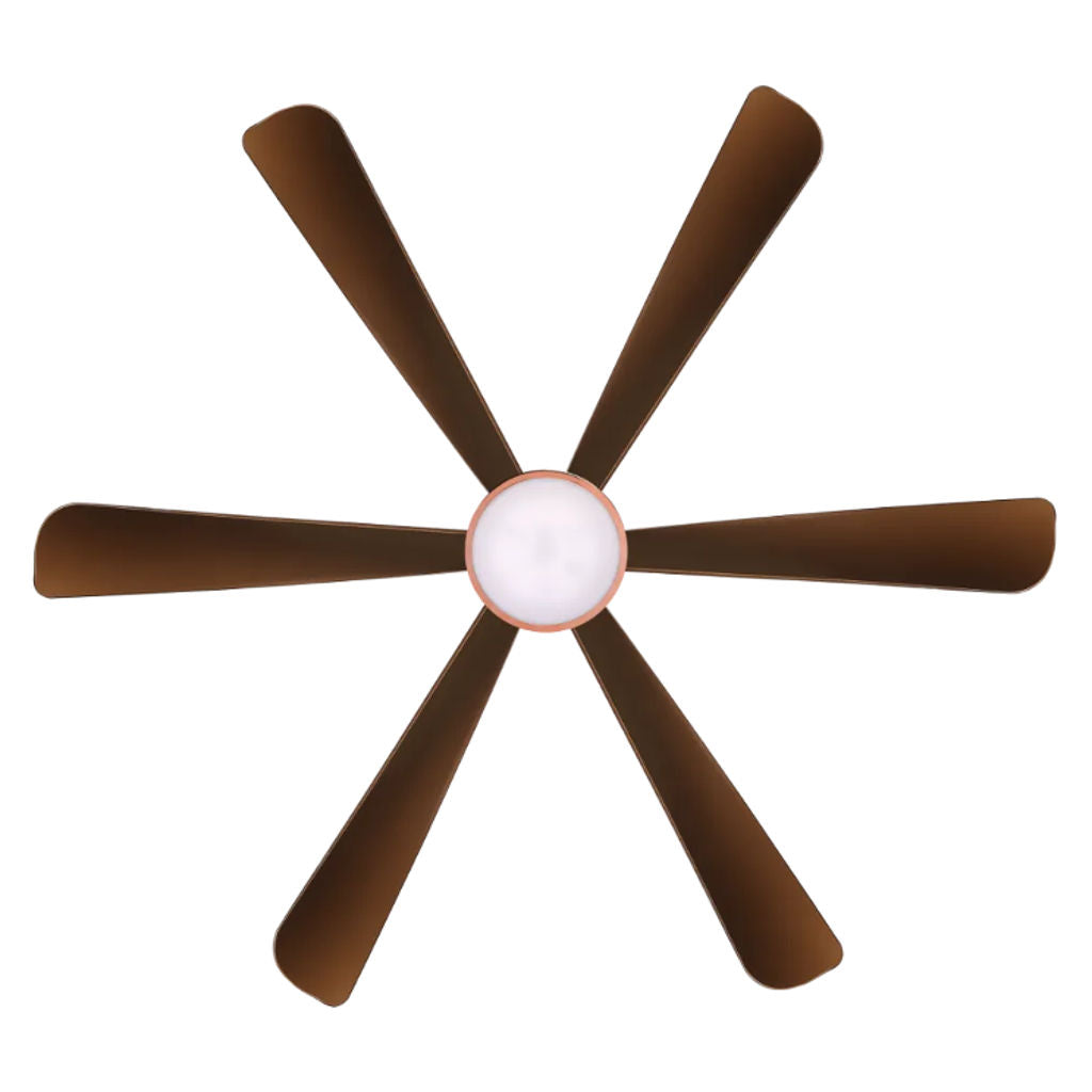 Kuhl Platin D6 BLDC Underlight Ceiling Fan With Remote 1200 mm Brown