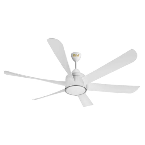 Kuhl Platin D6 BLDC Underlight Ceiling Fan With Remote 1200 mm White 