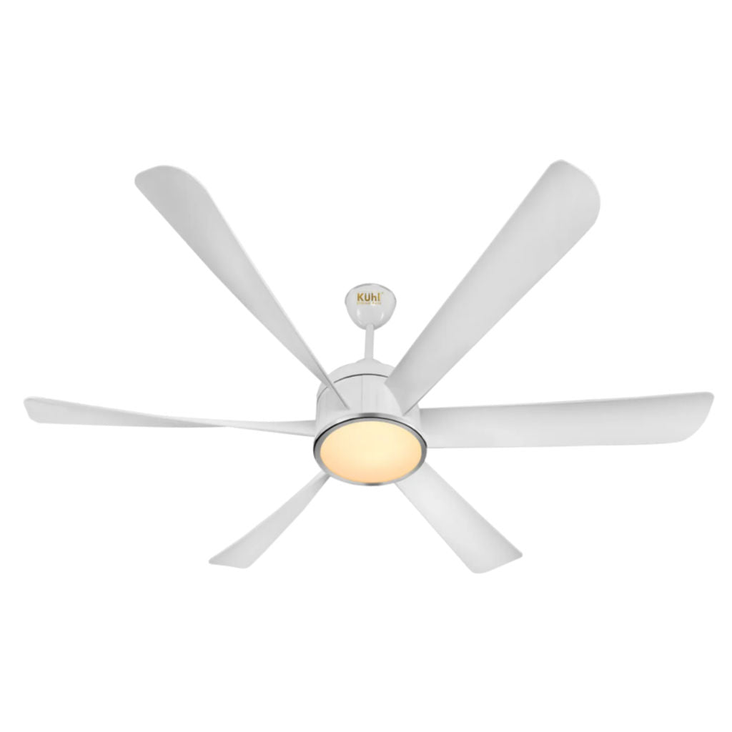 Kuhl Platin D6 BLDC Underlight Ceiling Fan With Remote 1200 mm White