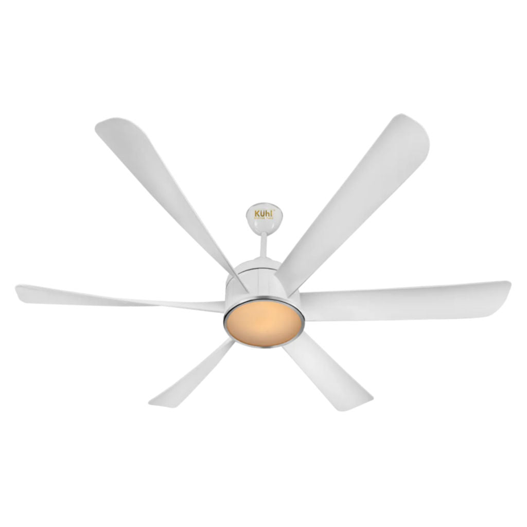 Kuhl Platin D6 BLDC Underlight Ceiling Fan With Remote 1200 mm White