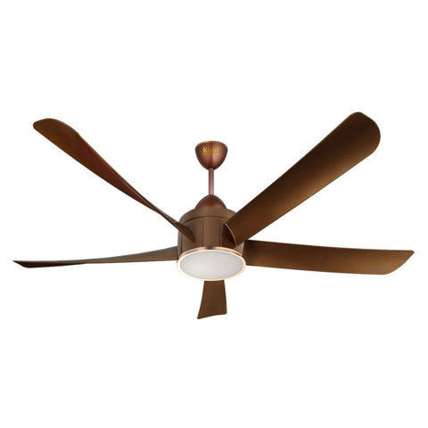 Kuhl Platin D5 BLDC Underlight Ceiling Fan With Remote 1200 mm Brown 