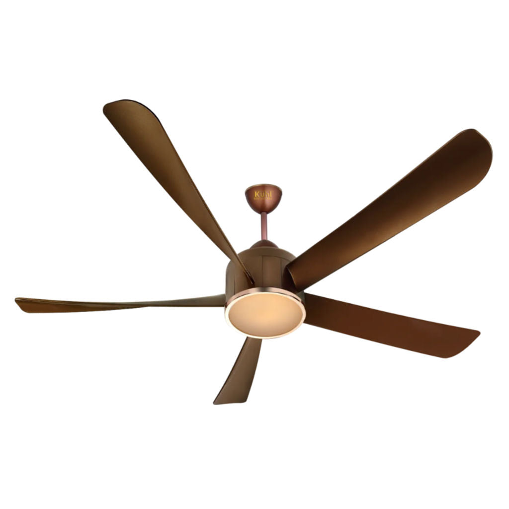 Kuhl Platin D5 BLDC Underlight Ceiling Fan With Remote 1200 mm Brown