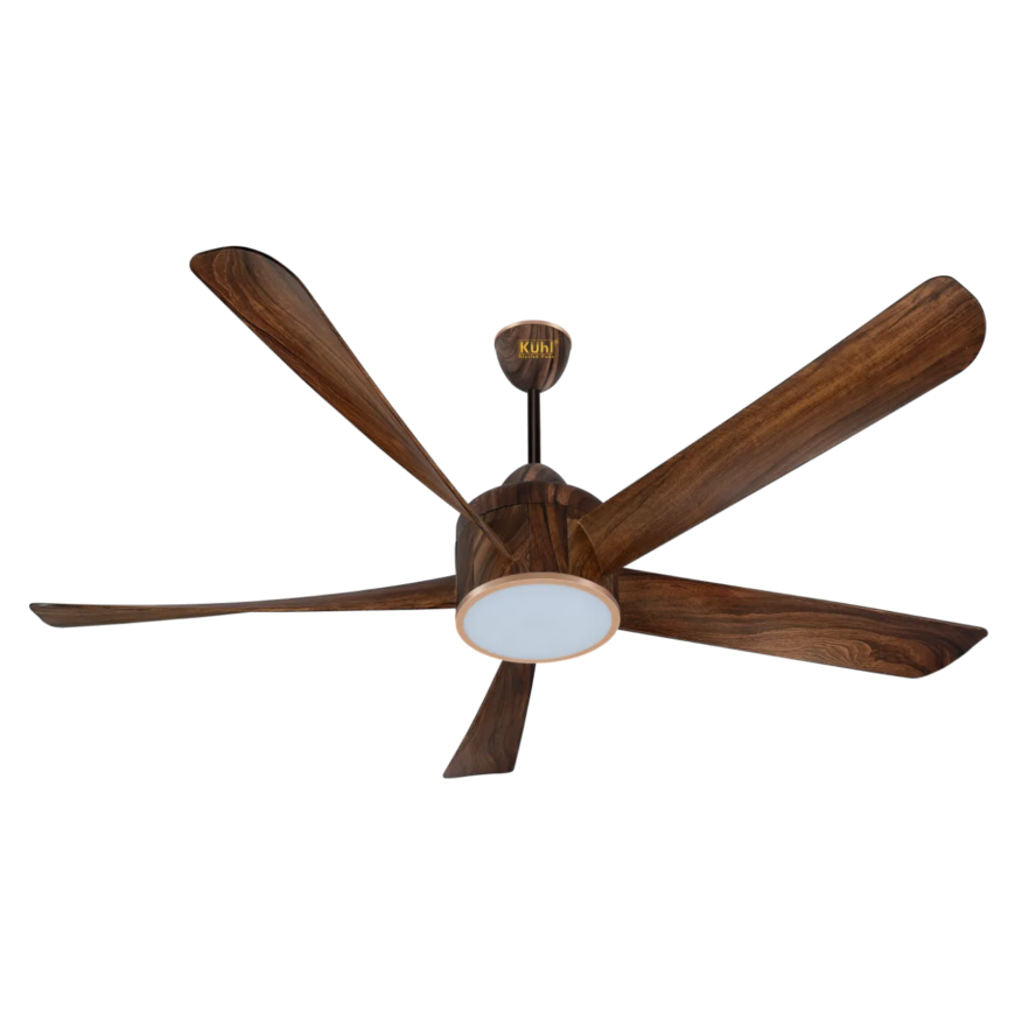 Kuhl Platin D5 BLDC Underlight Ceiling Fan With Remote 1200 mm Teak 