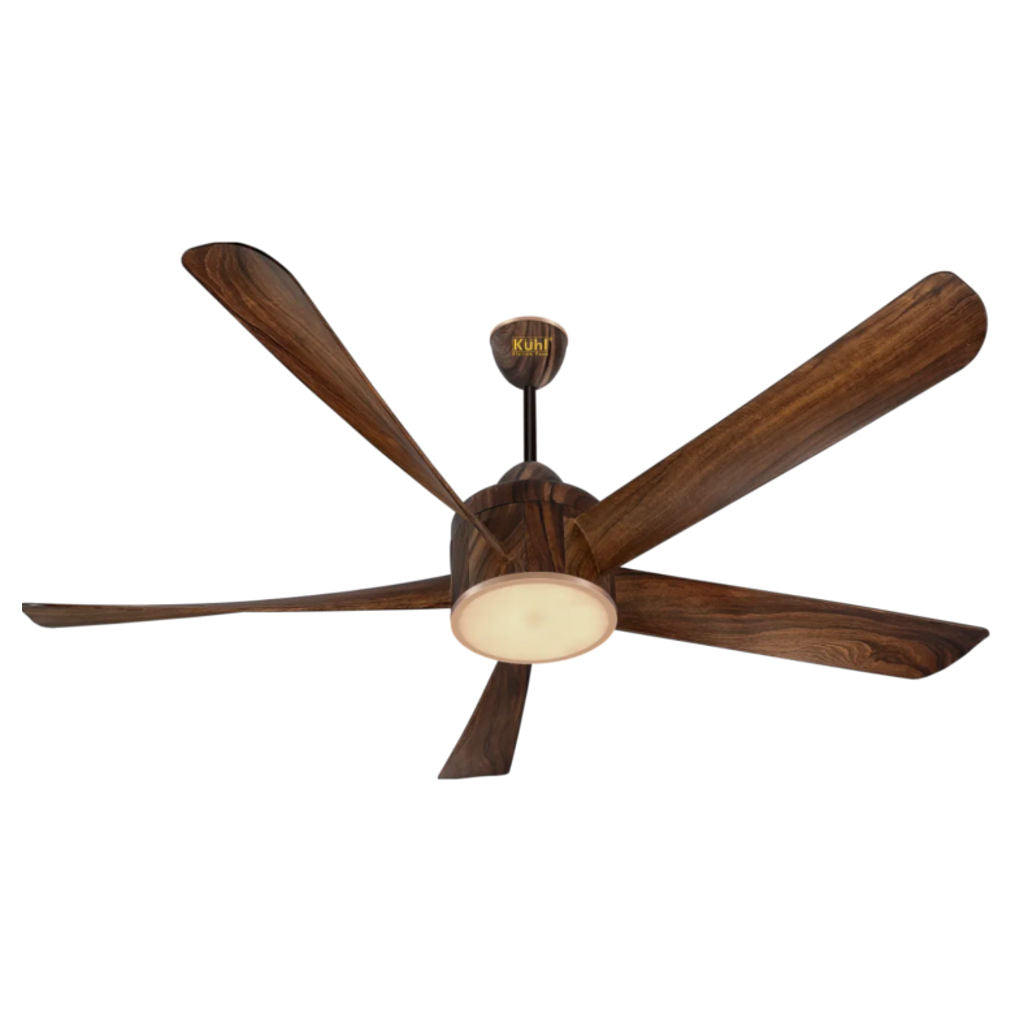 Kuhl Platin D5 BLDC Underlight Ceiling Fan With Remote 1200 mm Teak