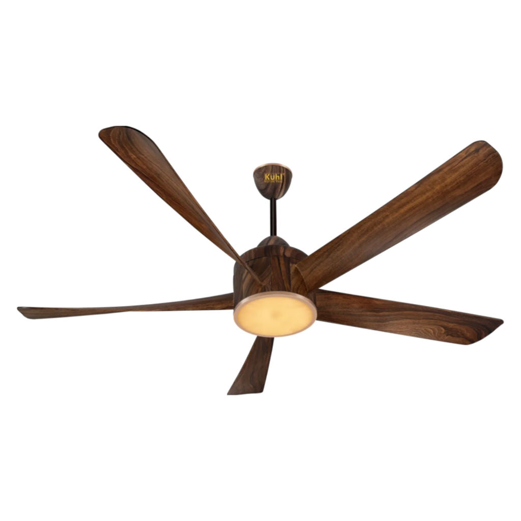 Kuhl Platin D5 BLDC Underlight Ceiling Fan With Remote 1200 mm Teak