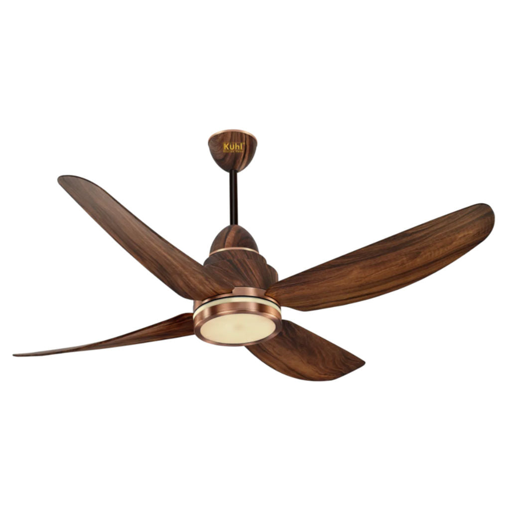 Kuhl Luxus C4 BLDC Underlight Ceiling Fan With Remote 1200 mm Teak