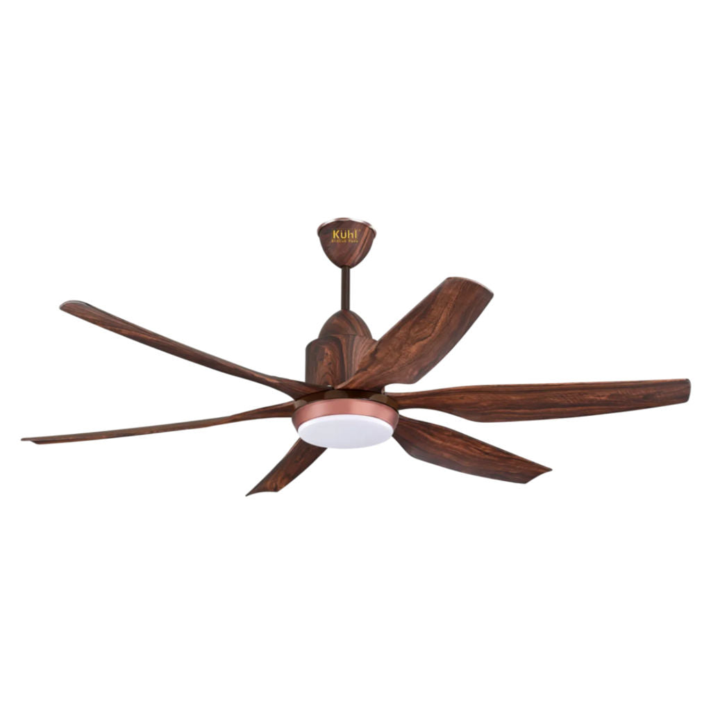 Kuhl Galaxis G6 BLDC Underlight Ceiling Fan With Remote 1670 mm Teak