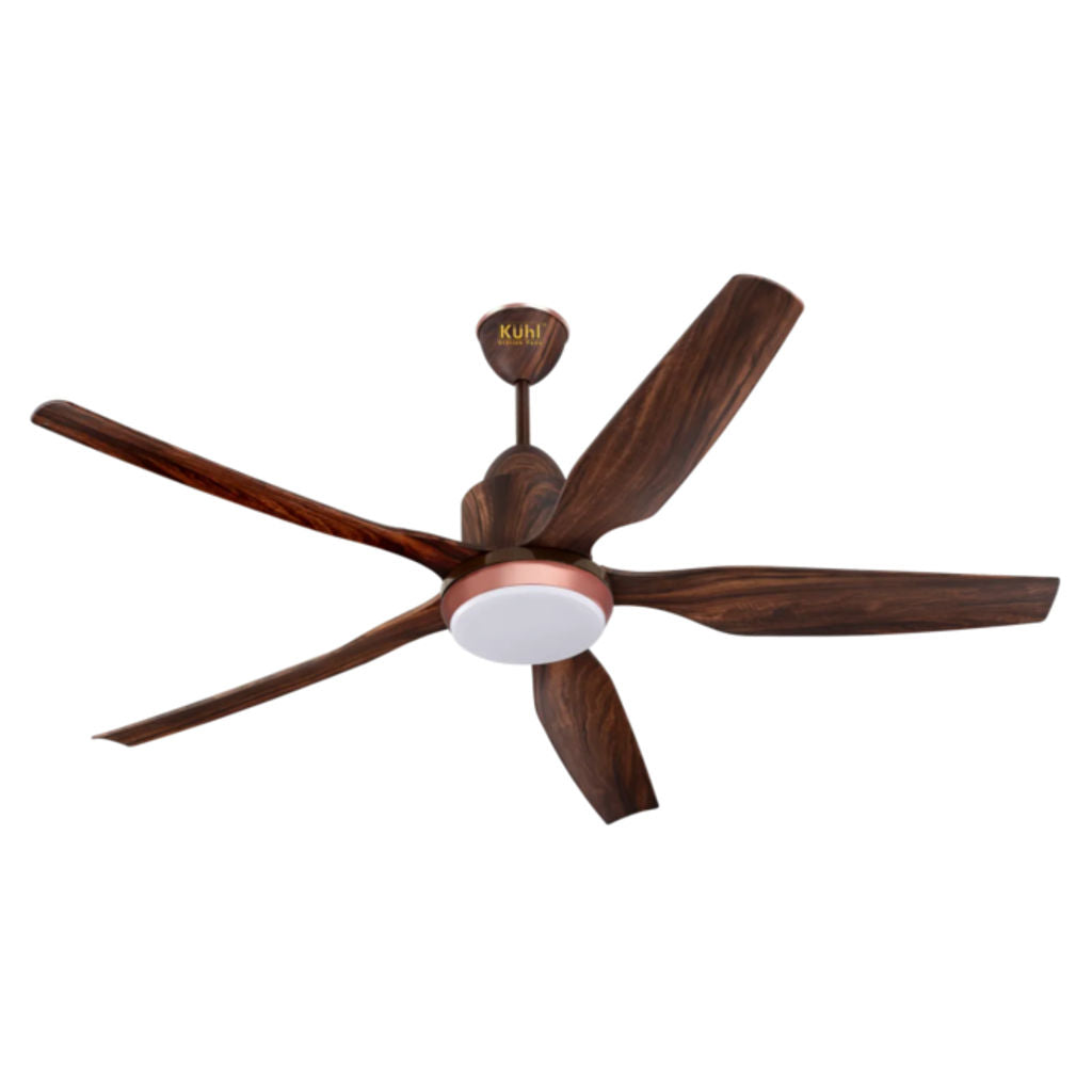 Kuhl Galaxis G5 BLDC Underlight Ceiling Fan With Remote 1670 mm Teak 