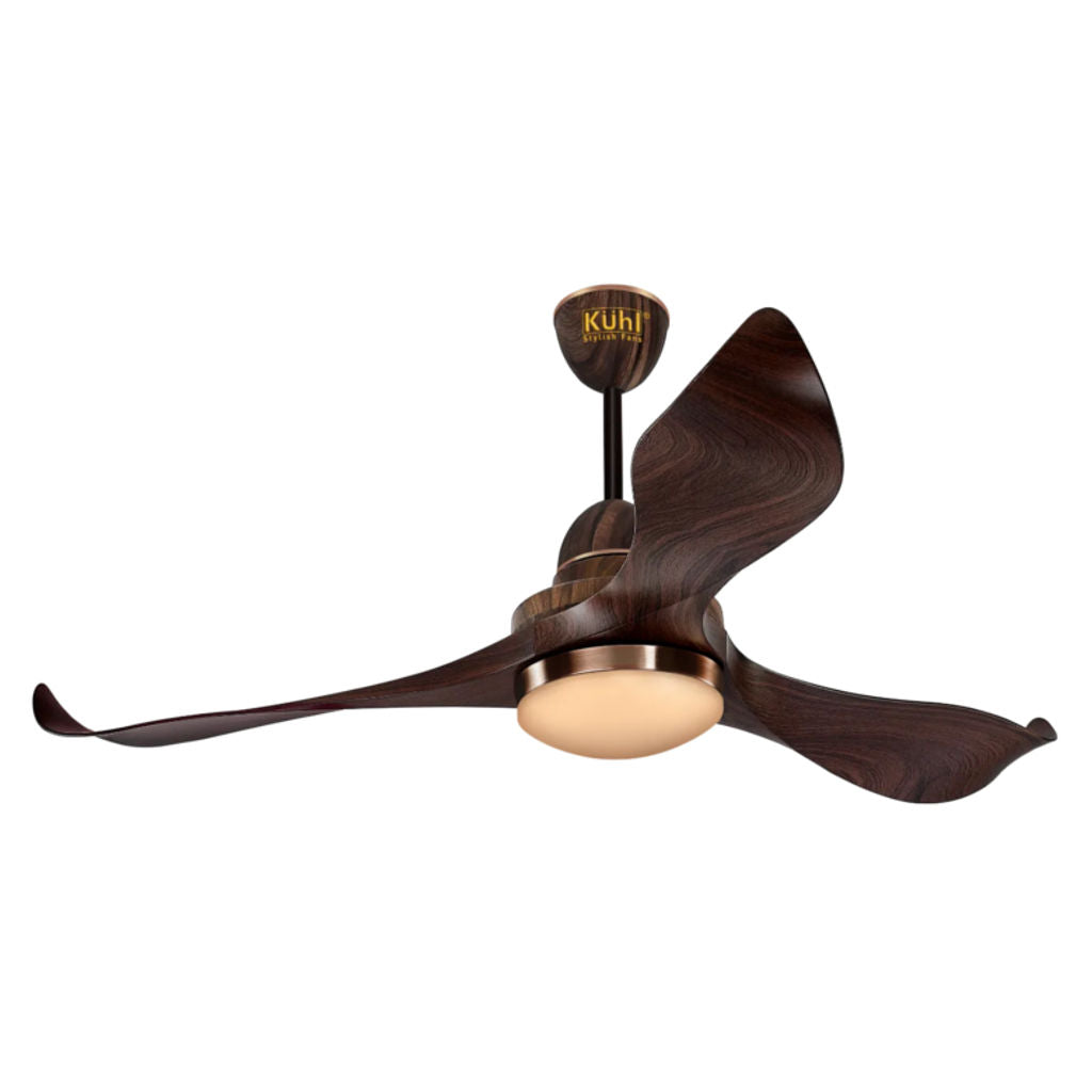 Kuhl Glanz F3 BLDC Underlight Ceiling Fan With Remote 1320 mm Teak