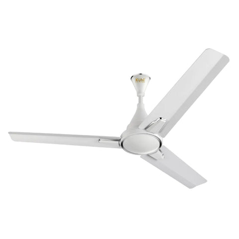 Kuhl Prima A1 BLDC Ceiling Fan With Remote 900 mm White 