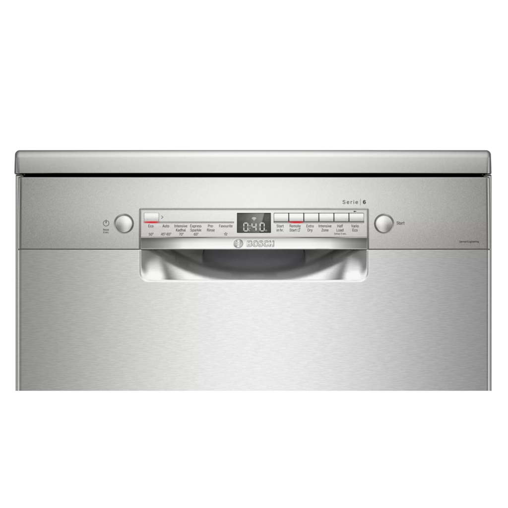 Bosch Series 6 Free Standing 13 Place Setting Dishwasher 60 cm Inox SMS6ITI01I