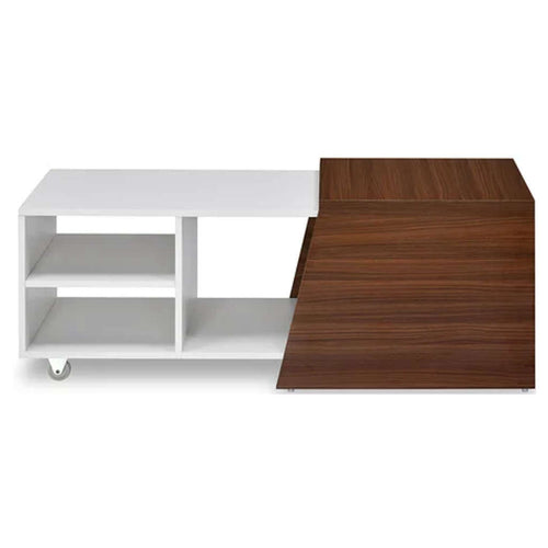 Nilkamal Odin Center Table Walnut/White 