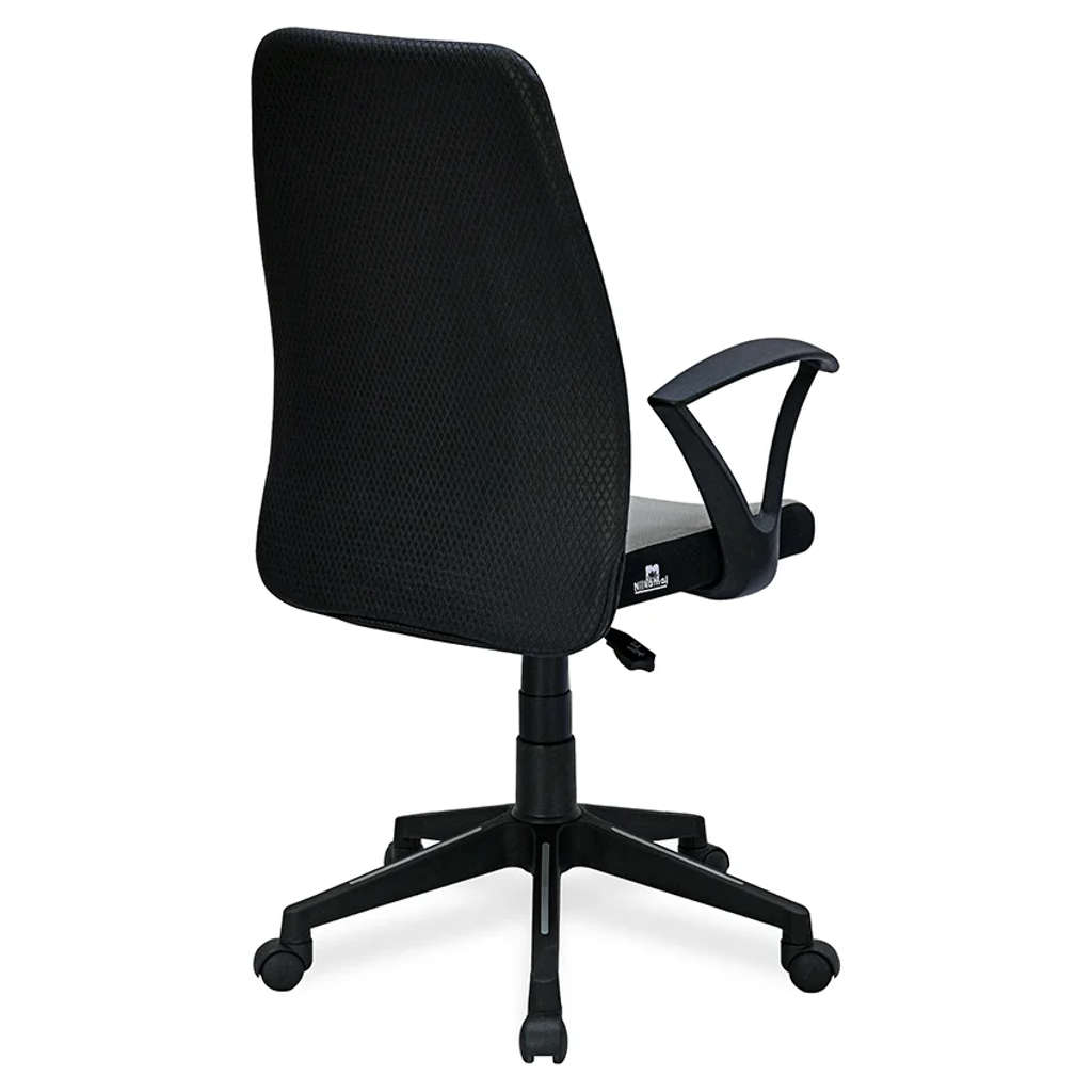 Nilkamal Solitaire Mid Back Office Chair Black