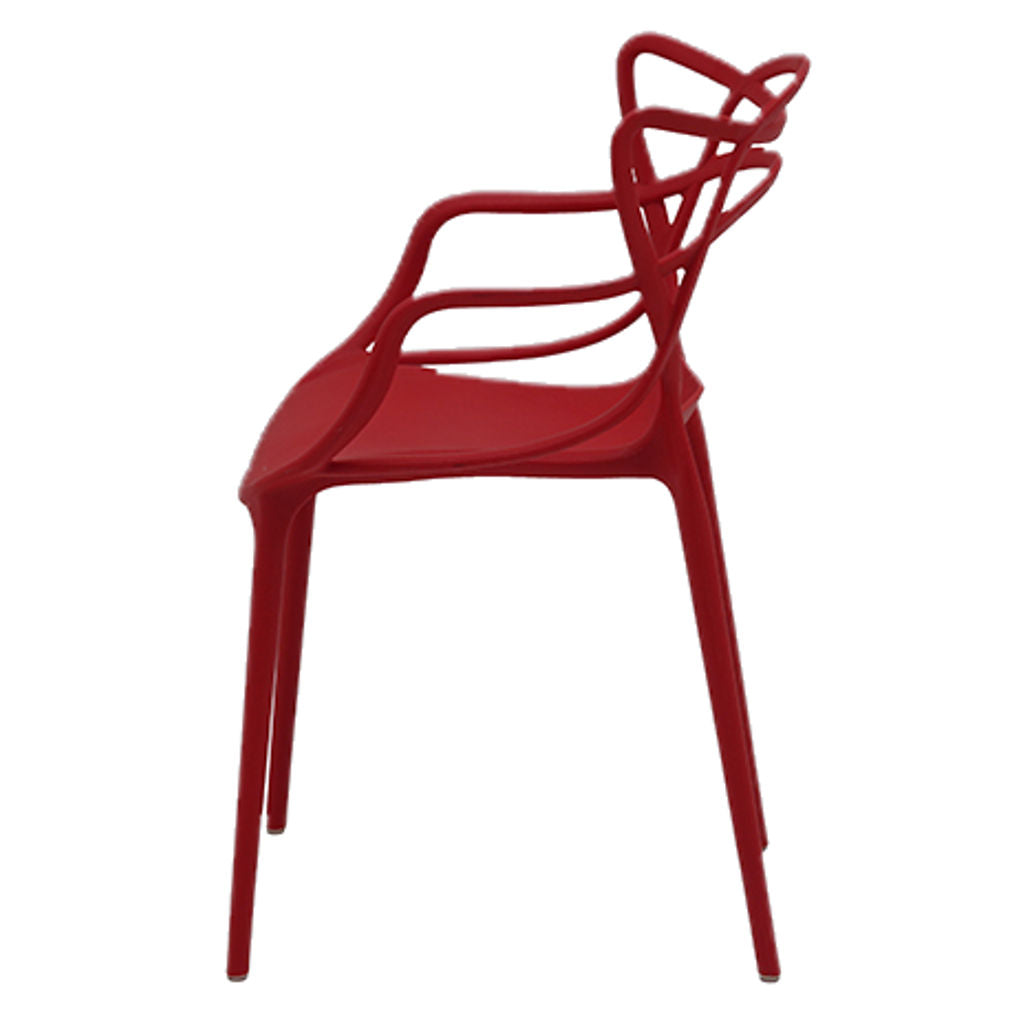 Supreme Butterfly Plastic Baby Chair Red