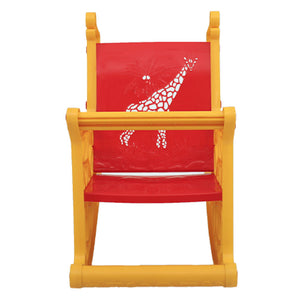 Supreme Giraffe Baby Chair Red Yellow 