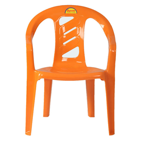 Supreme Jolly Plastic Baby Chair Orange 