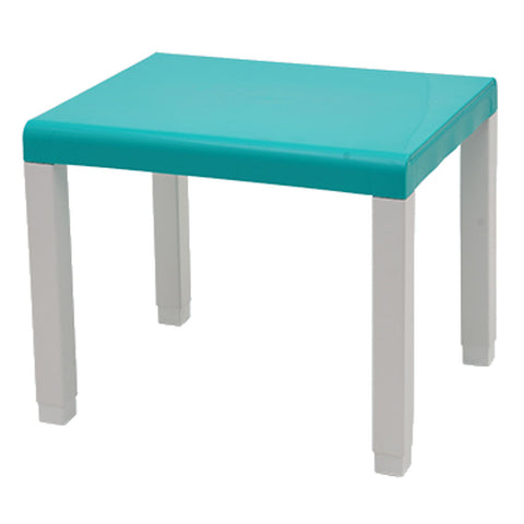 Supreme Zeta Plastic Kids Table Sea Green-White 