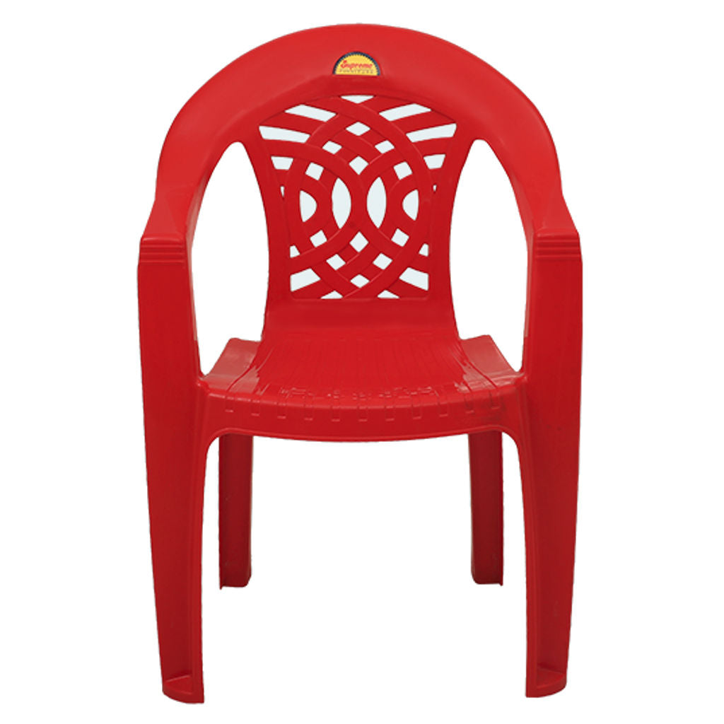 Supreme Arch Plastic Chair Red 