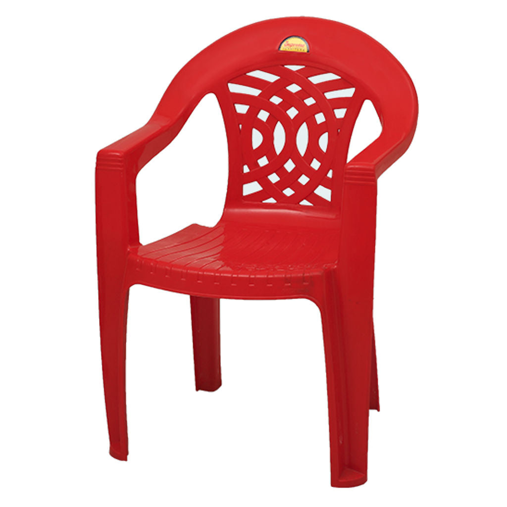 Supreme Arch Plastic Chair Red