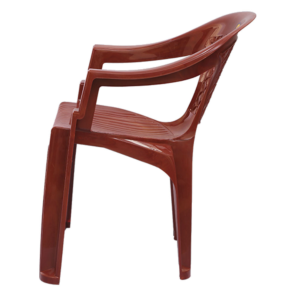 Supreme Don Plastic Chair Teakwood