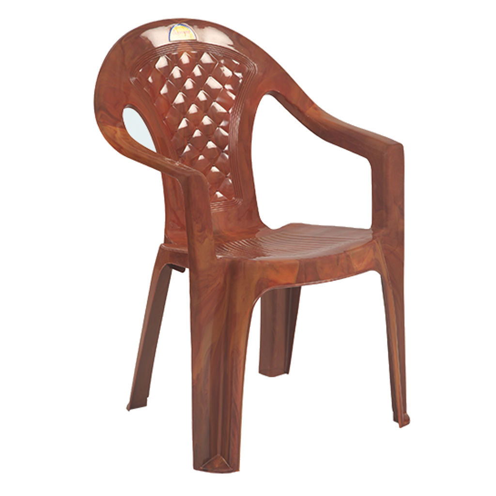 Supreme Spark Plastic Chair Teakwood