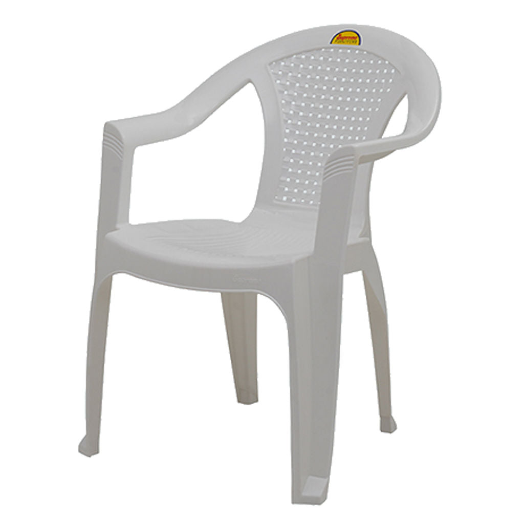 Supreme Optra Plastic Chair Milky White