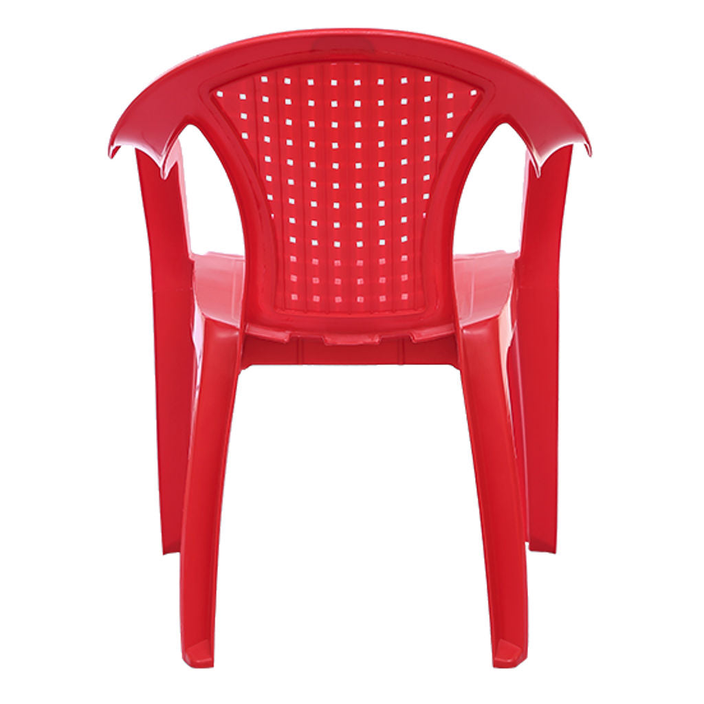 Supreme Timber Plastic Chair Red