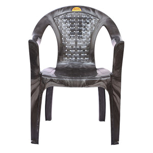 Supreme Timber Plastic Chair Silver Black 