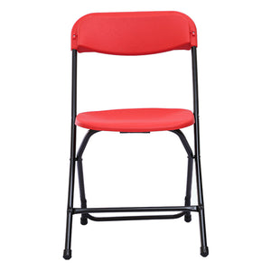 Supreme Amity Plastic Folding Chair Red 