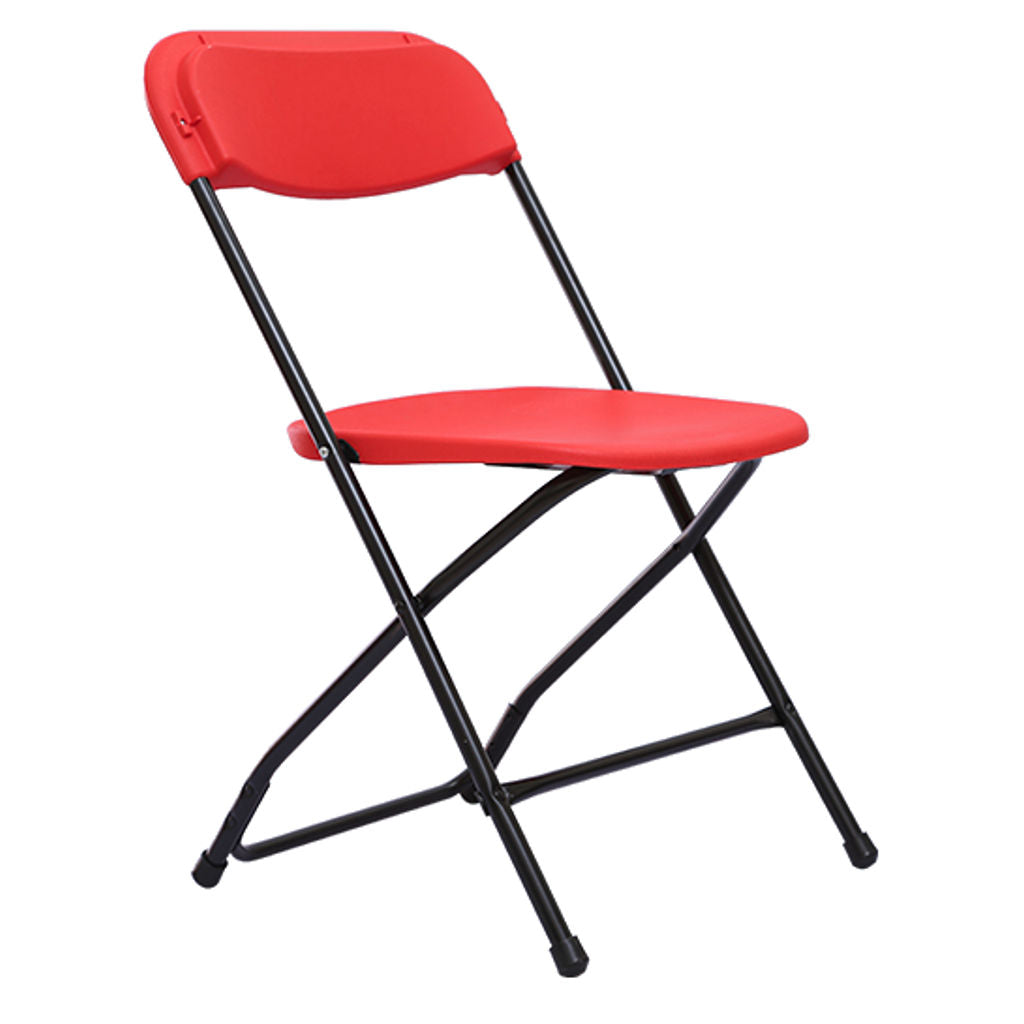 Supreme Amity Plastic Folding Chair Red