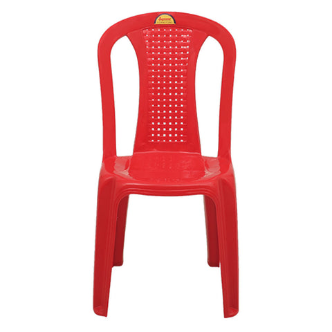 Supreme Dream Armless Plastic Chair Red 