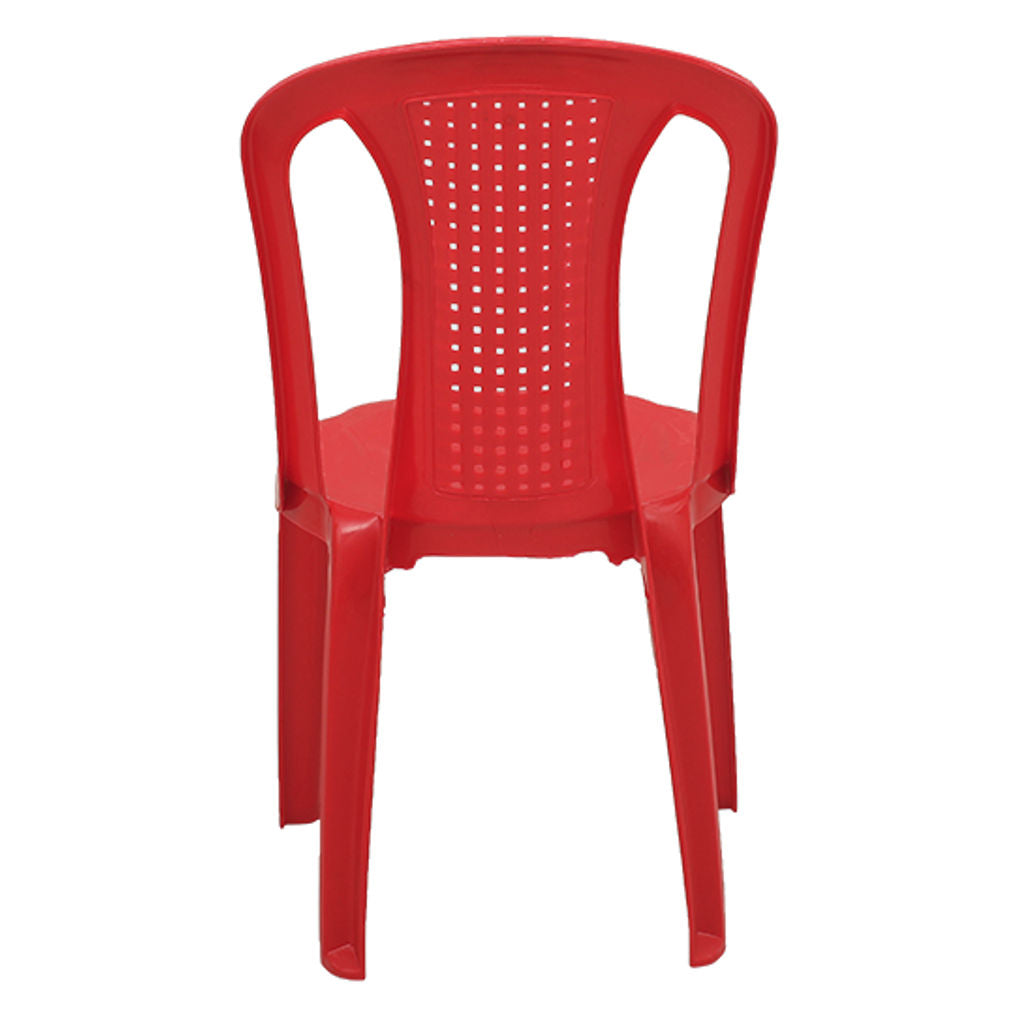 Supreme Dream Armless Plastic Chair Red