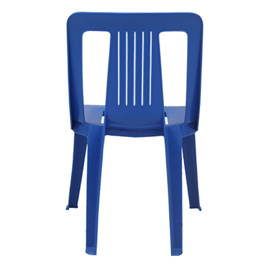 Supreme Lily Armless Plastic Chair French Blue