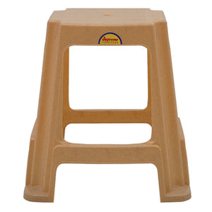 Supreme Digi Multipurpose Plastic Stool Marble Beige 