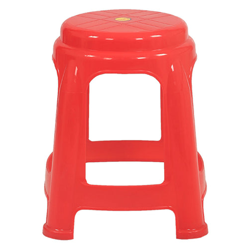 Supreme Gem Plastic Stool Red 