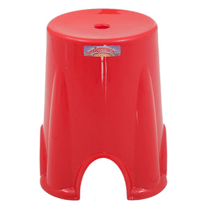 Supreme Hunk Plastic Stool Red 