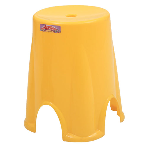 Supreme Hunk Plastic Stool Yellow 