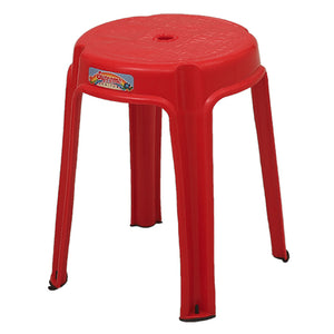 Supreme Nova Multipurpose Plastic Stool Red 