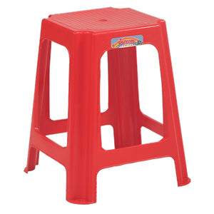 Supreme Sumo Multipurpose Plastic Stool Red 