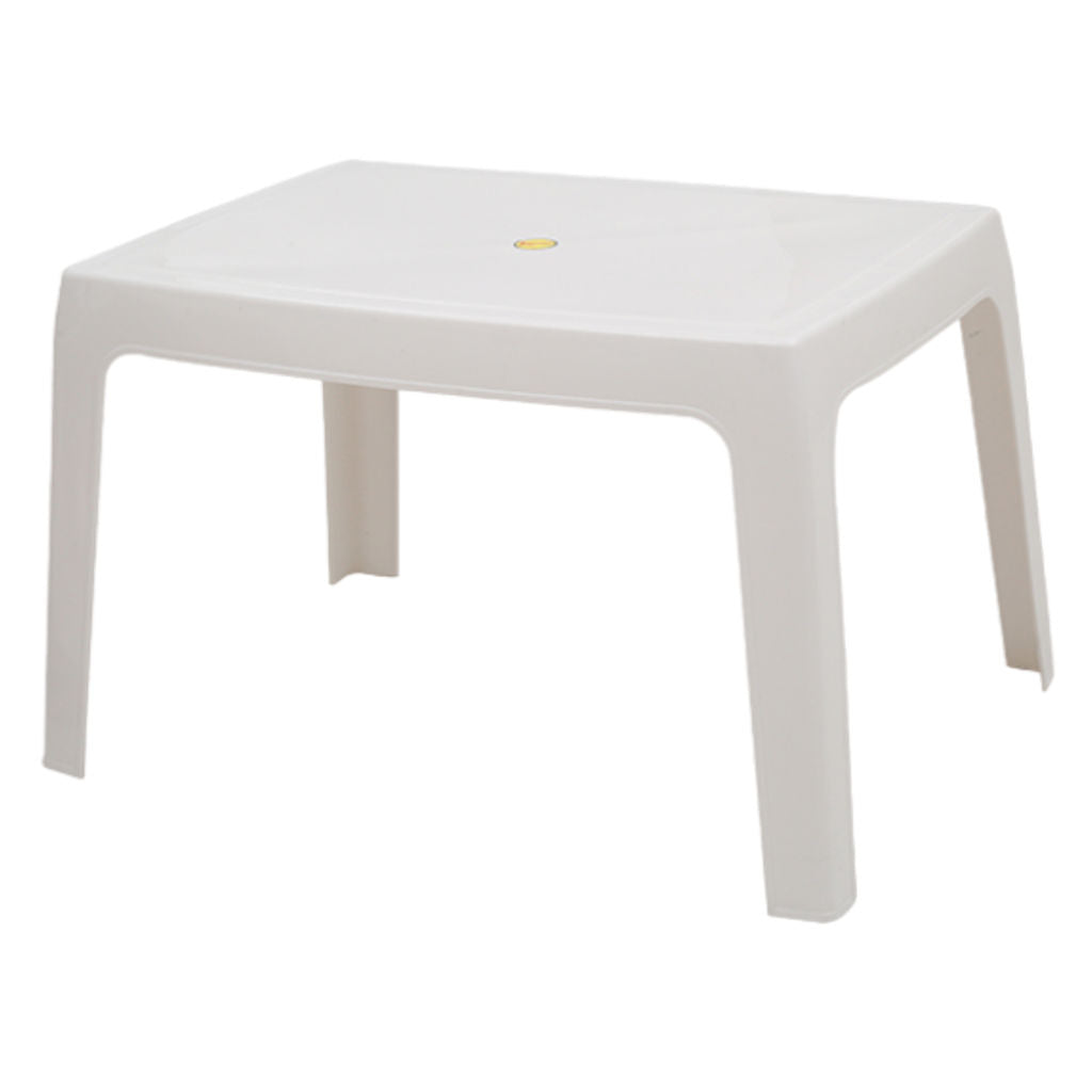 Supreme Magna Plastic Center Table Milky White 