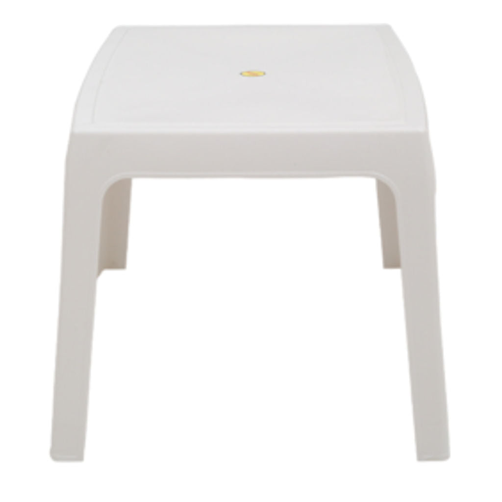 Supreme Magna Plastic Center Table Milky White