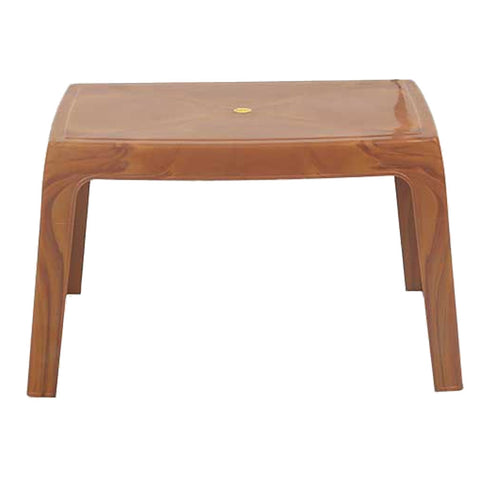 Supreme Magna Plastic Center Table Teakwood 