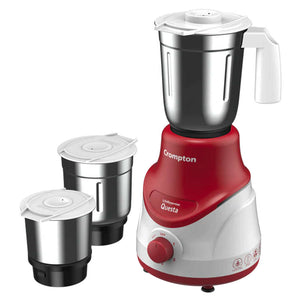 Crompton Questa Mixer Grinder 3 Jar 500 W Red & White 