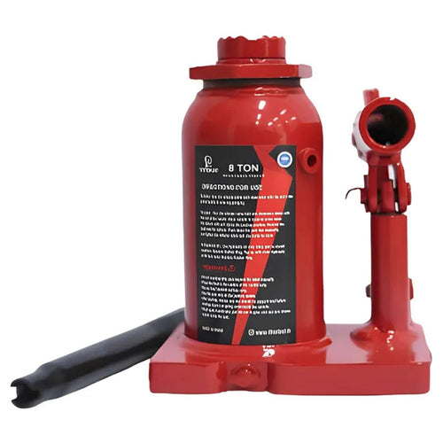 Titan Hydraulic Bottle Jack 8 Ton Red 