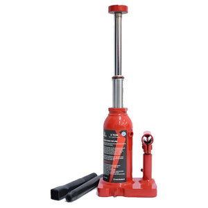 Titan Double Lift Hydraulic Bottle Jack 3 Ton Red 