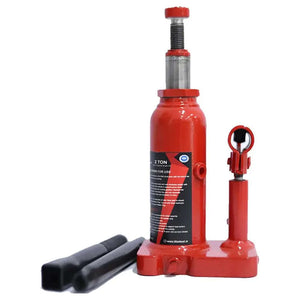 Titan Single Lift Hydraulic Bottle Jack 2 Ton Red 