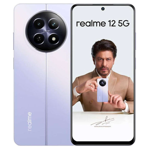 Realme 12 Smartphone 8GB RAM 128GB Storage Twilight Purple 