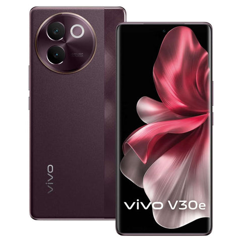 Vivo V30e 5G Smartphone 8GB RAM 256GB Storage Velvet Red 