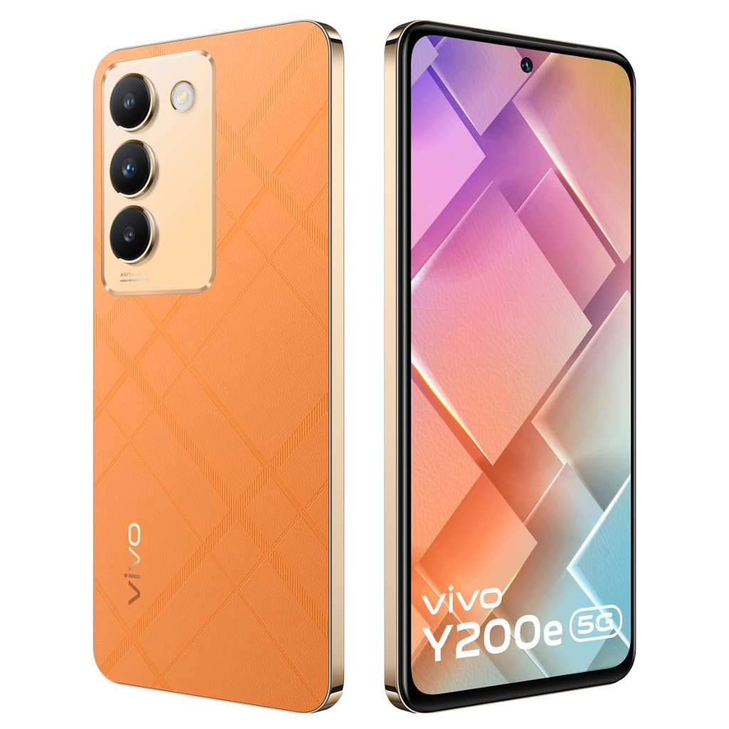 Vivo Y200e 5G Smartphone 6GB RAM 128GB Storage Saffron Delight