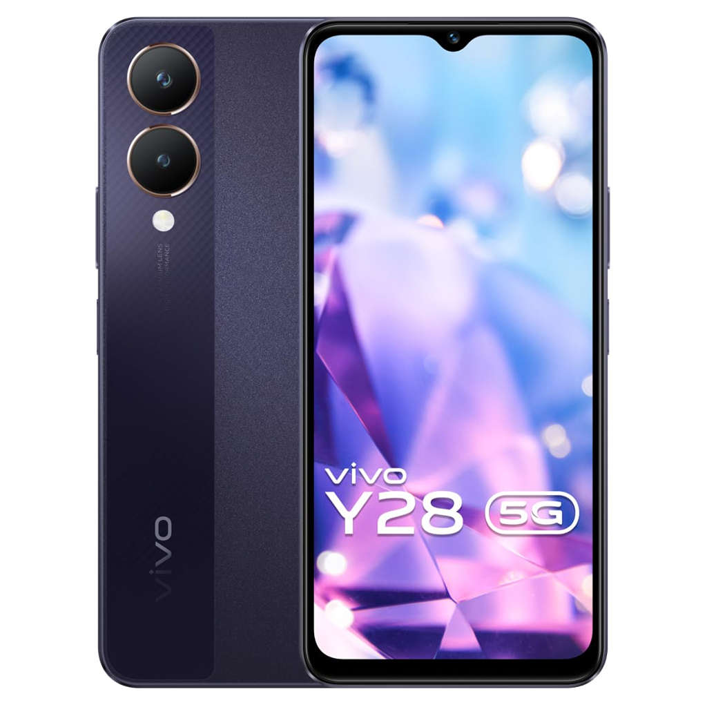 Vivo Y28 5G Smartphone 4GB RAM 128GB Storage Crystal Purple 